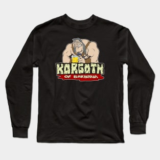 Korgoth (Black Print) Long Sleeve T-Shirt